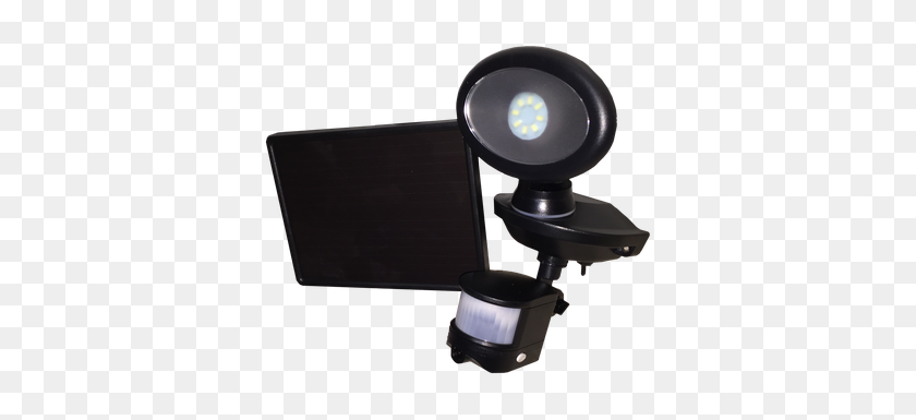 386x325 Solar Powered Security Video Camera And Spotlight - Security Camera PNG