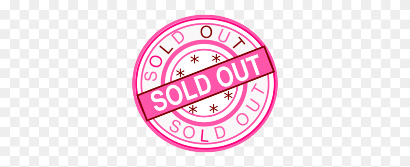 298x282 Sold Out Clip Art - Sold Clipart