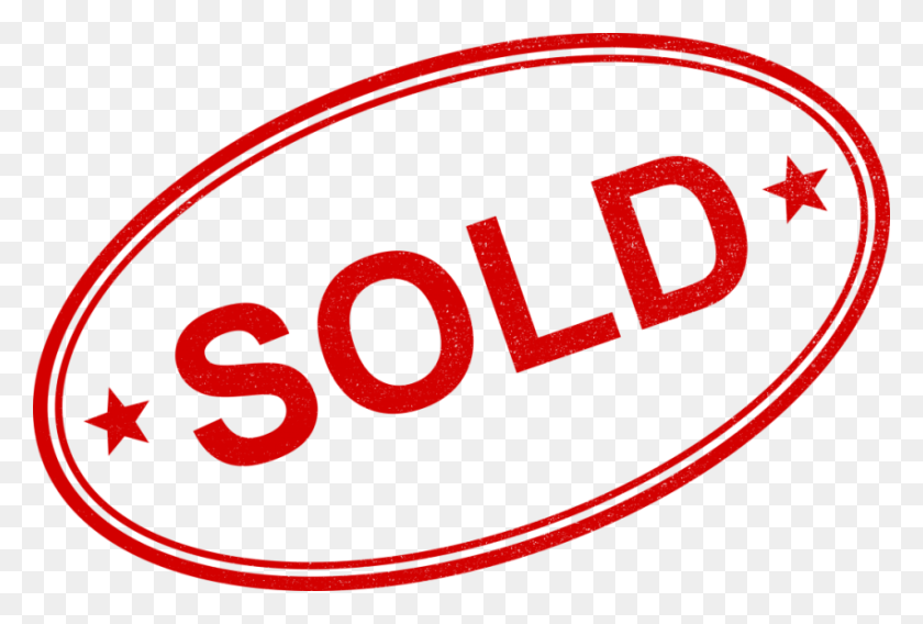 850x554 Sold Stamp Png - Sold PNG