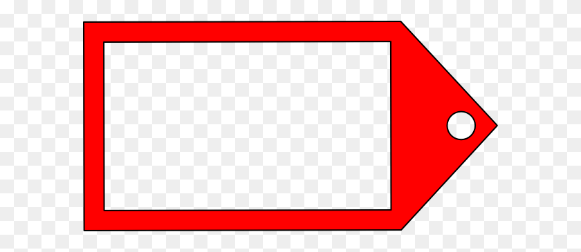 600x305 Sold Tag Cliparts - Luggage Tag Clipart