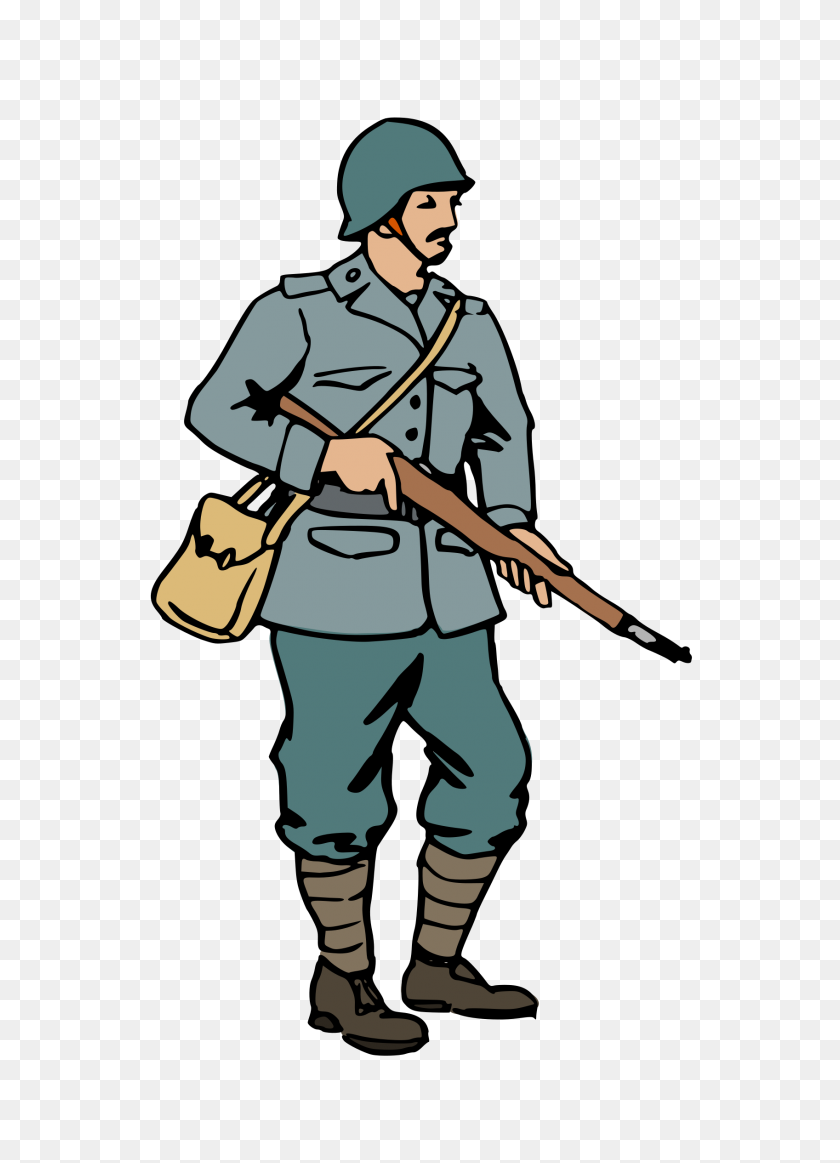 1697x2400 Soldier Clipart, Suggestions For Soldier Clipart, Download Soldier - Machine Gun Clipart