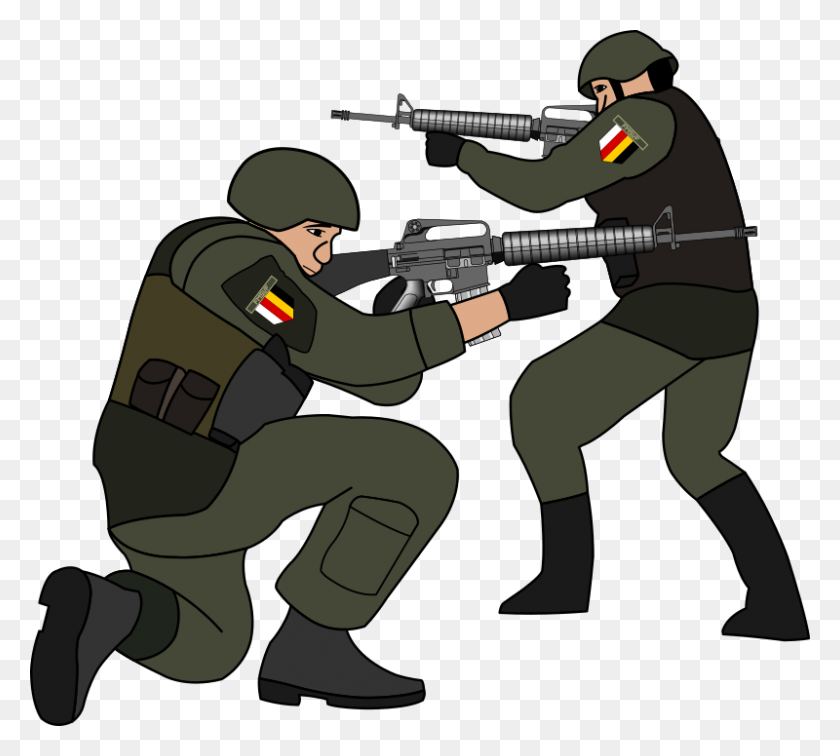 800x714 Soldier Free To Use Clip Art - Paintball Gun Clipart