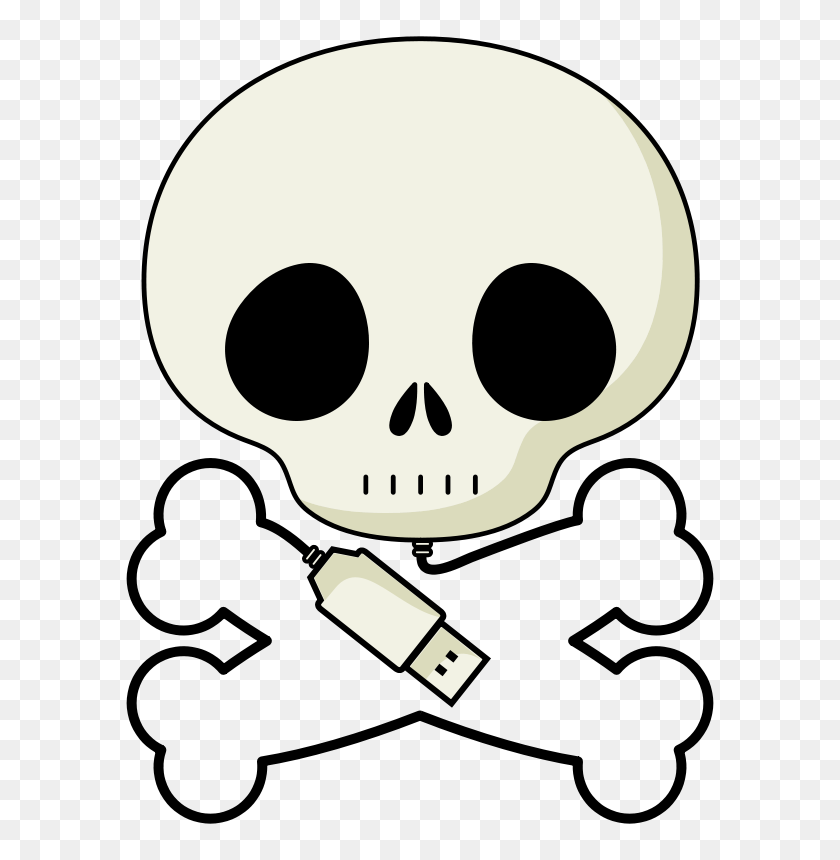 600x800 Soldier Skull Free Clipart Download Vector - Cute Skeleton Clipart