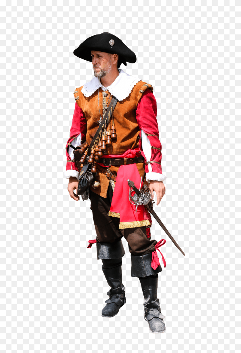 853x1280 Soldier With Gun Powder Bags Png - Roman Soldier PNG