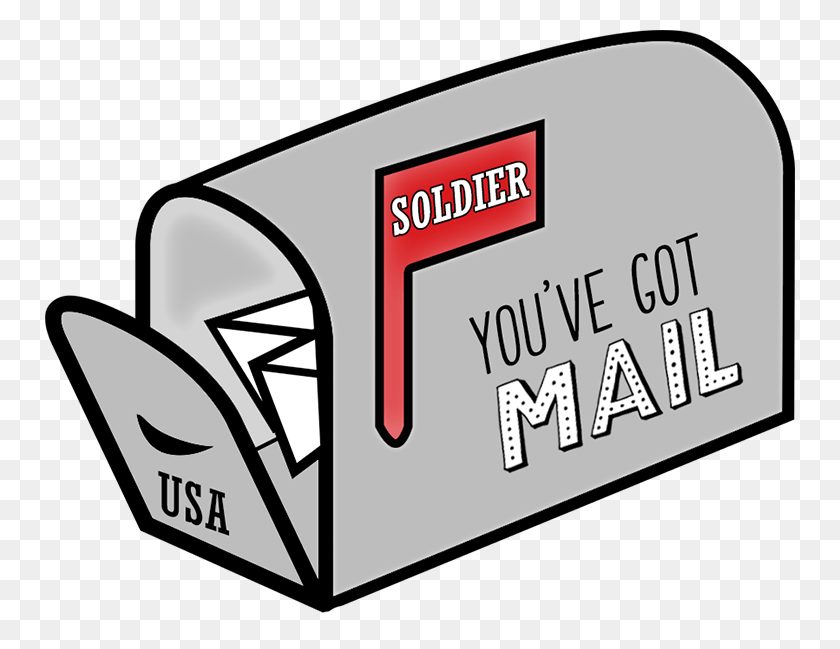 750x589 Soldier You've Got Mail Printable Stickers Transparent Png Clipart - Youve Got Mail Clipart