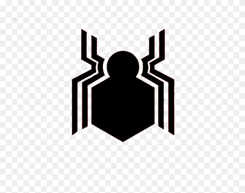 1440x1116 Símbolo De Spiderman Negro Sólido - Clipart Spiderman