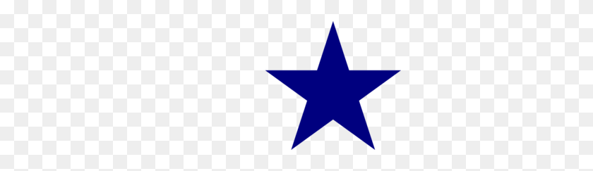 296x183 Solid Blue Star Clip Art - Blue Star Clipart