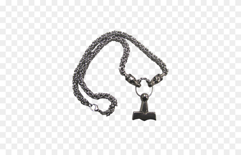 480x480 Solid Mjolnir, Thor's Hammer Necklace - Thors Hammer PNG