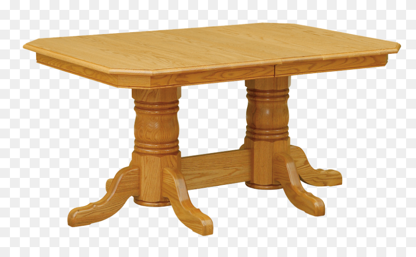 800x472 Solid Oak Cherry Furniture Png Dining Table Clipart - Pedestal PNG