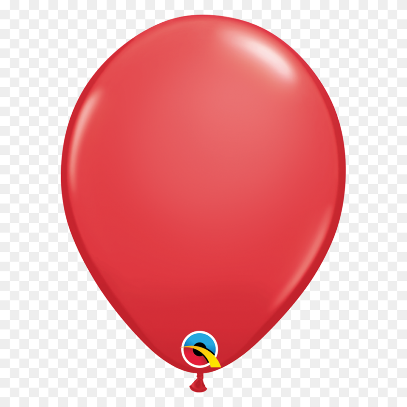 1024x1024 Globos Rojos Sólidos Diseños De Balloonatics - Globo De Agua Png