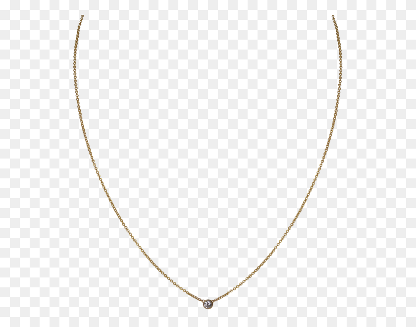 600x600 Solitaire Diamond Necklace Sweet Bling - Diamond Chain PNG