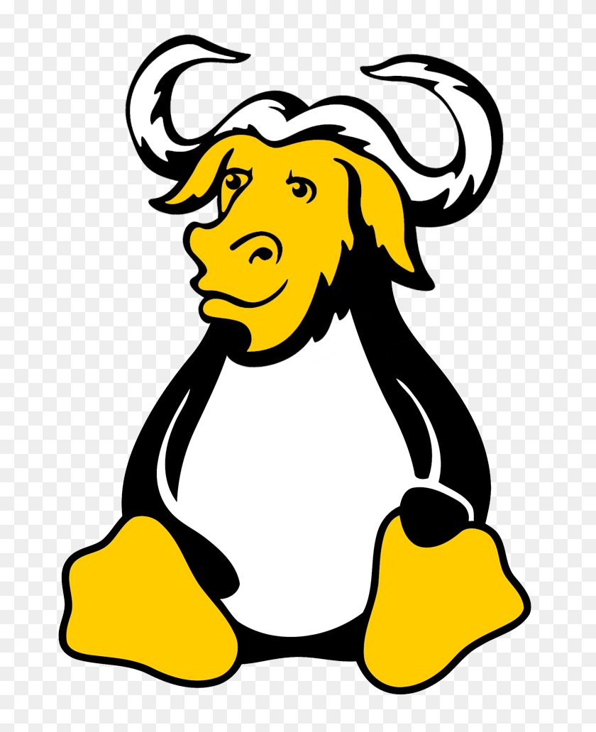 721x972 Решенный Gtgt Gnulinux Единый Логотип Linux - Логотип Linux Png
