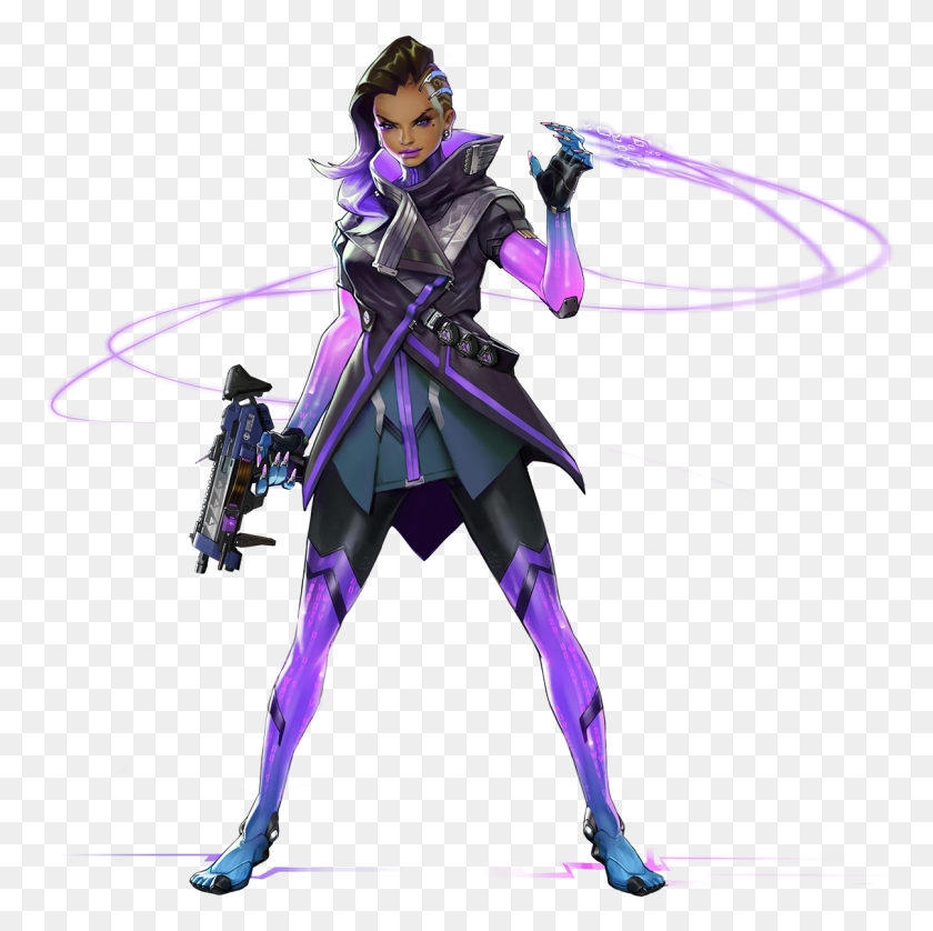 1207x1205 Sombra - Overwatch Characters PNG