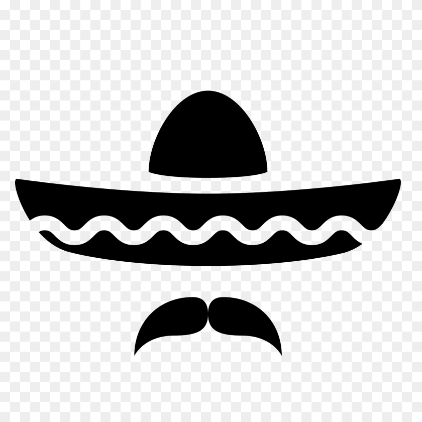 1600x1600 Значок Сомбреро - Мексиканская Шляпа Png