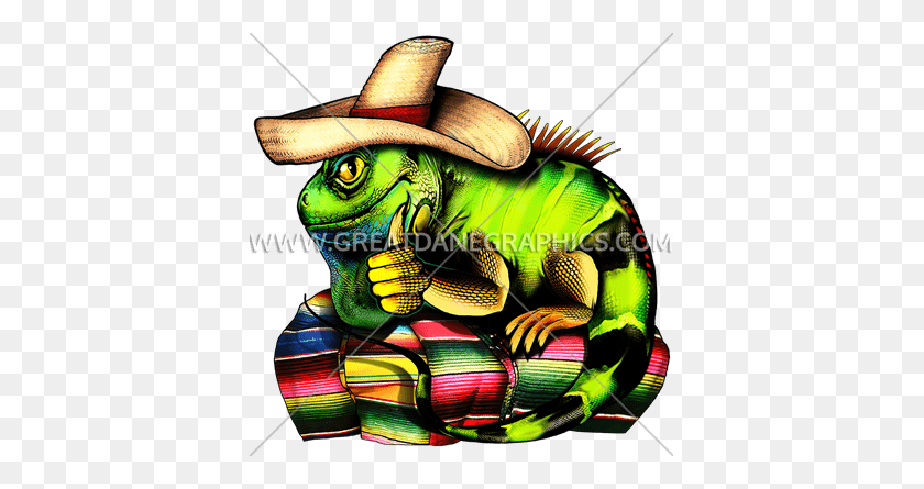 385x385 Sombrero Iguana Listo Para La Producción De Obras De Arte Para La Impresión De Camisetas - Iguana Png