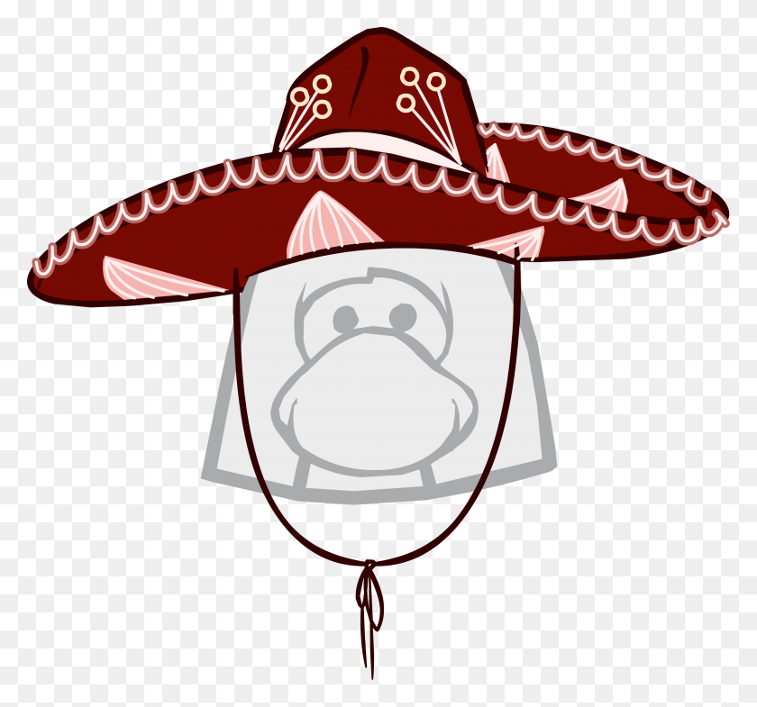 2993x2785 Sombrero Mexicano De Club Penguin Wiki Fandom Powered - Sombrero Mexicano Png