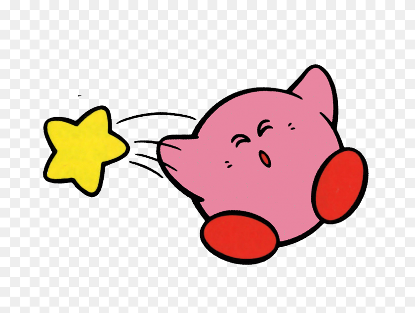 1171x861 Some More Artwork Of Kirby Moving Around - Kirby Clipart