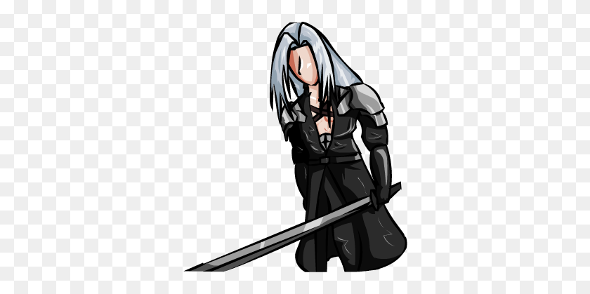 320x359 Some Of My Art - Sephiroth PNG