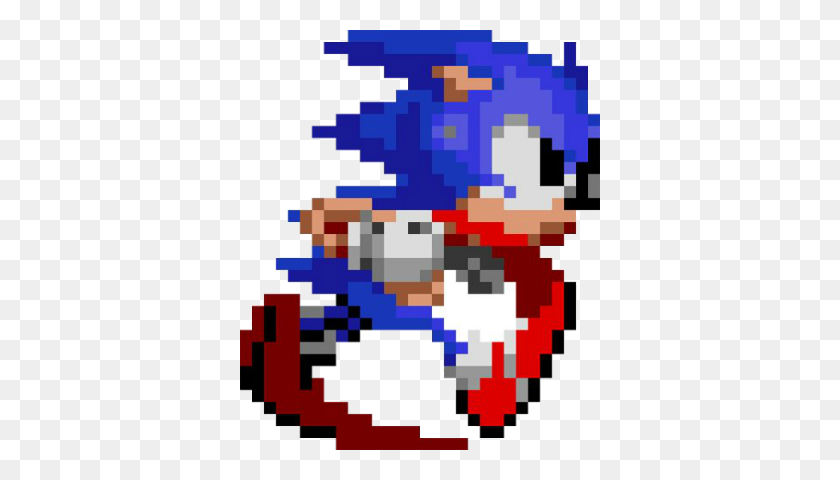 360x420 Sonic - Sprite De Sonic Png