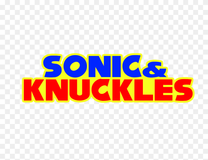800x600 Sonic And Knuckles Logotipo - Y Knuckles Png