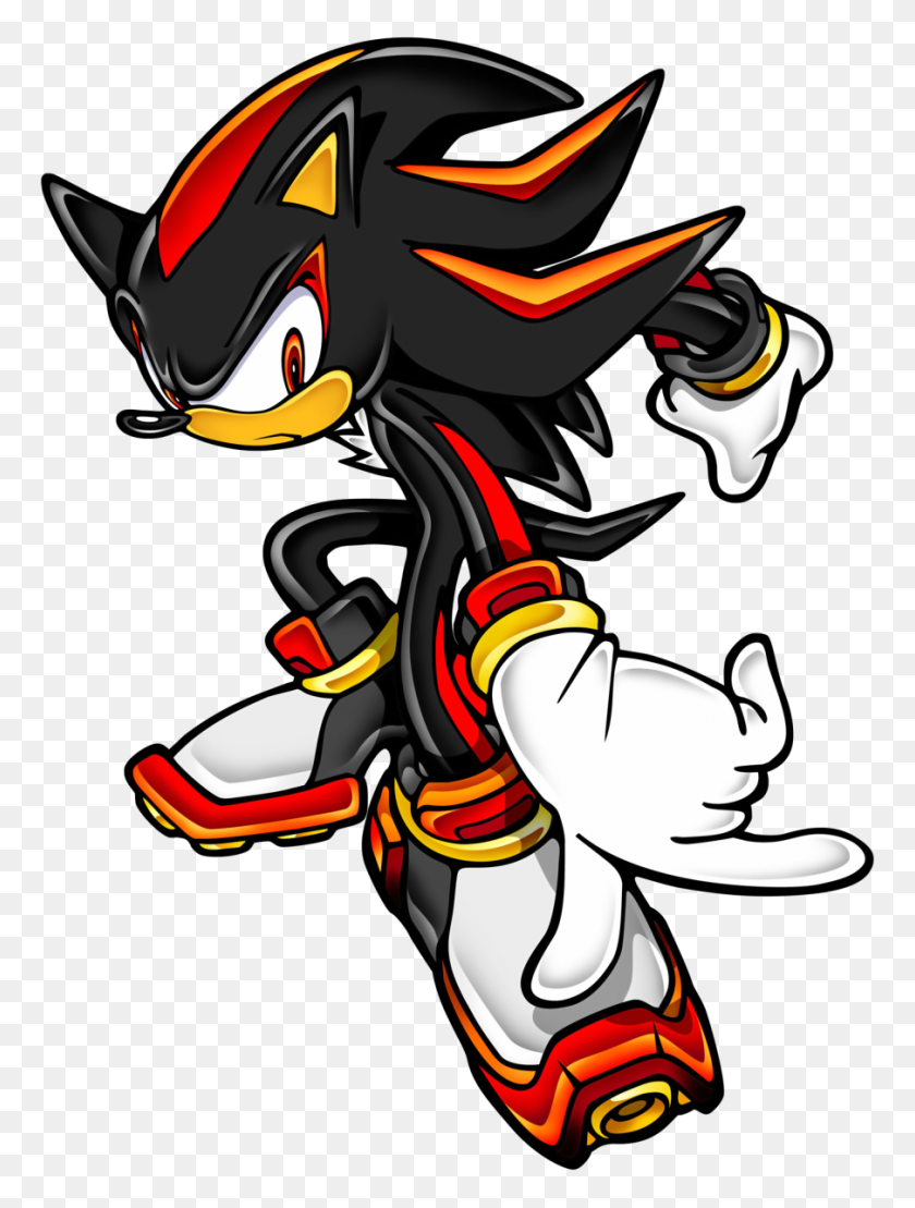 904x1216 Sonic Art Archive - Shadow The Hedgehog Png