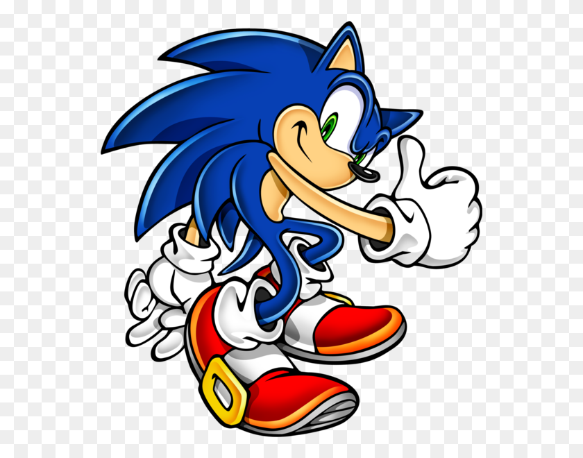 550x600 Sonic Art Assets Dvd Sonic The Hedgehog Imágenes Gratis - Sonic The Hedgehog Clipart