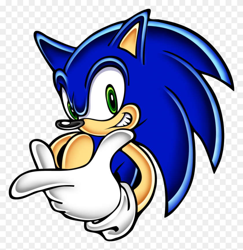 Sonic Cartoon Clip Art