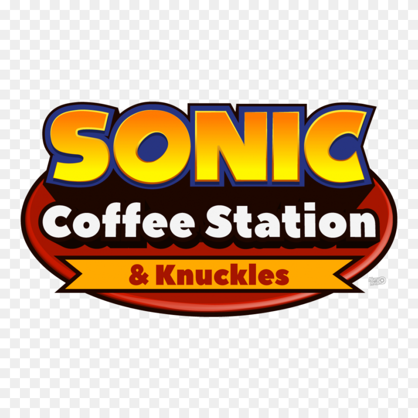 894x894 Sonic Coffee Station Y El Logotipo De Knuckles - Y Knuckles Png