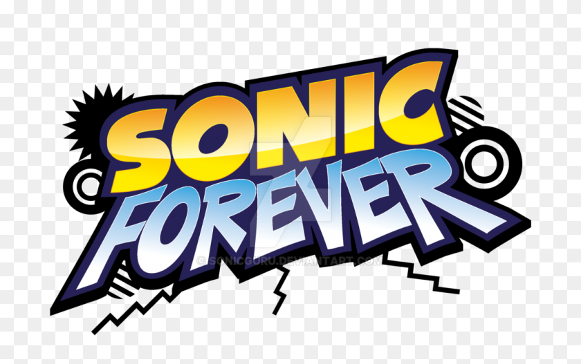 1024x614 Sonic Forever Logo - Sonic Logo PNG