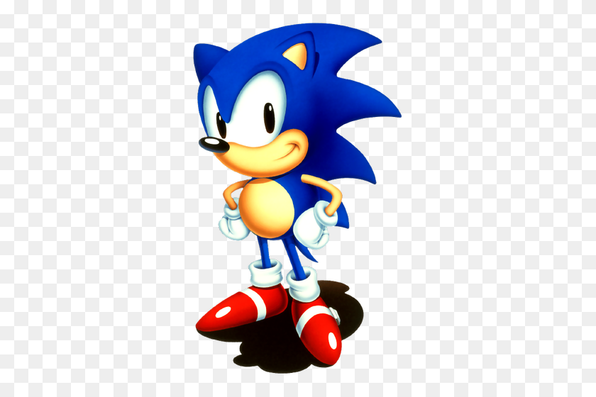 303x500 Sonic Head For Applique A Stitch - Sonic Head PNG