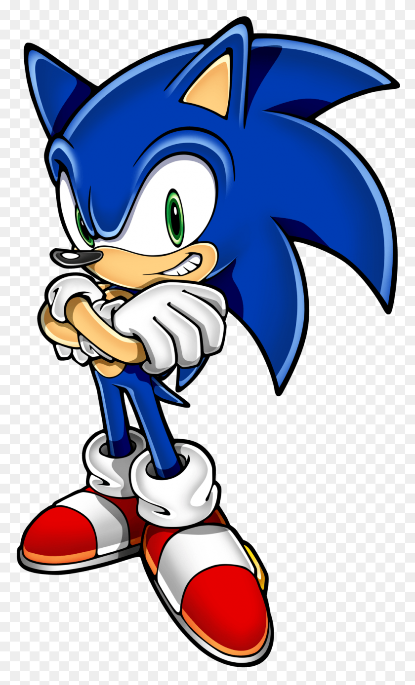 1024x1744 Sonic Hedgehog Standing Blue Transparent Png - Hedgehog PNG