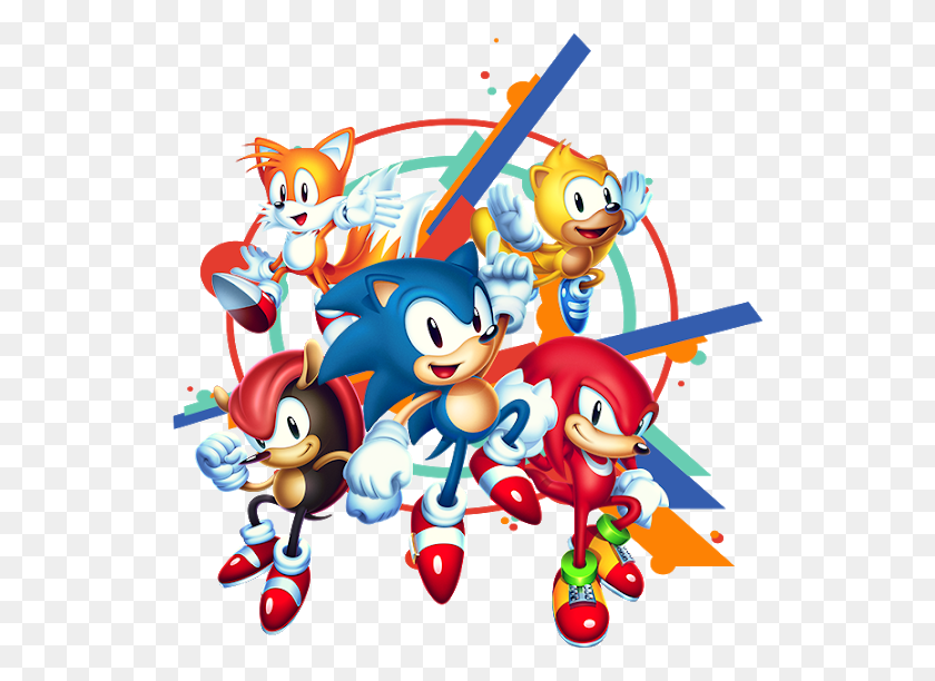 530x552 Sonic Mania - Логотип Sonic Mania Png