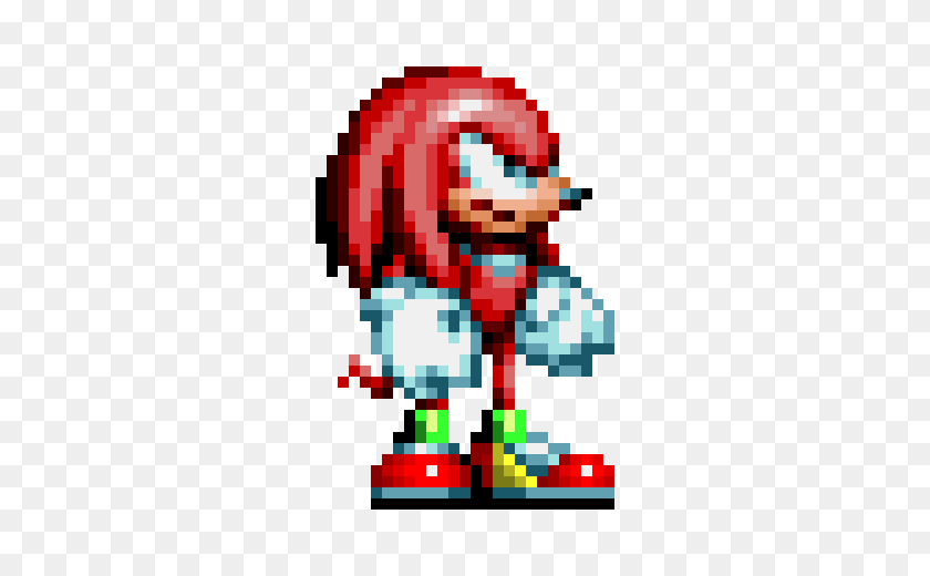 330x460 Sonic Mania Knuckles Pixel Art Maker - Sonic Mania Png