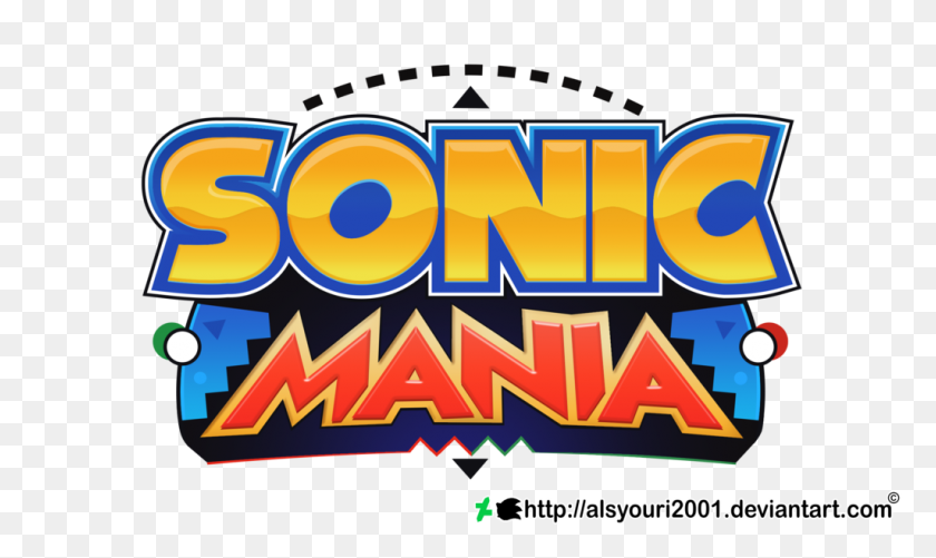 1024x580 Sonic Mania Logo Png Png Image - Sonic Logo PNG