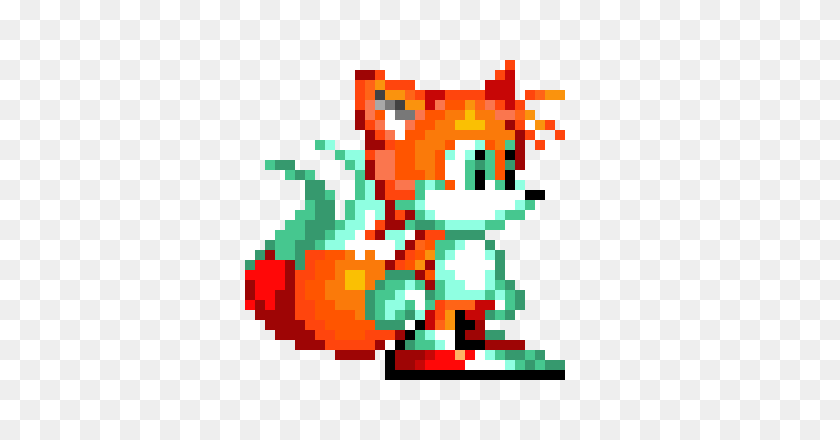 430x380 Sonic Mania Tails Pixel Art Maker - Logotipo De Sonic Mania Png