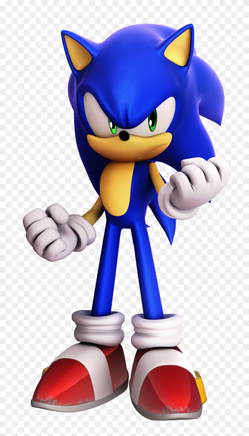 1106x2000 Sonic Ready To Take Back The World From Eggman's Empire - Sonic Forces PNG