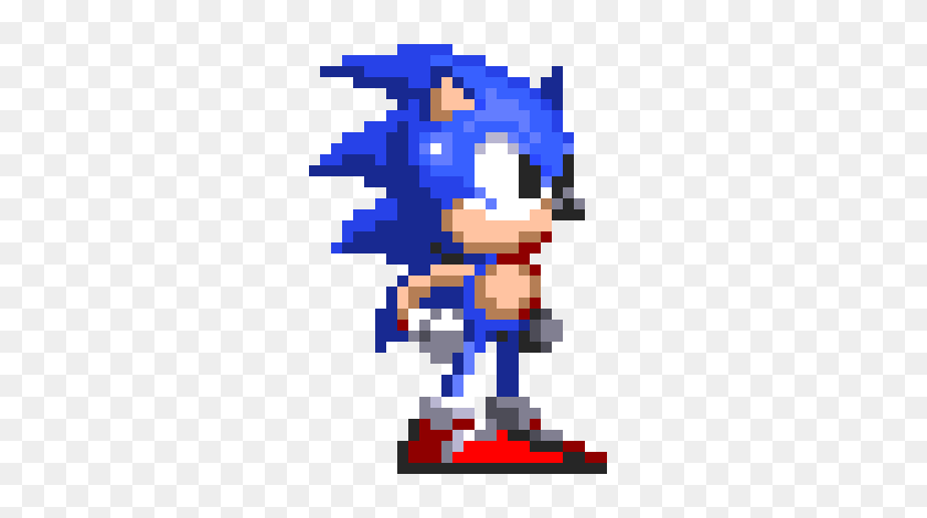 280x410 Sonic Sprite Pixel Art Maker - Соник Спрайт Png