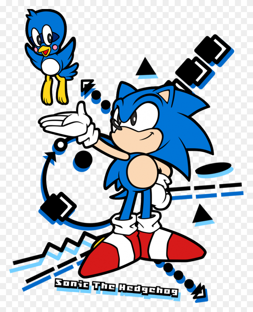 799x1000 Sonic The Hedgehog - Professor PNG