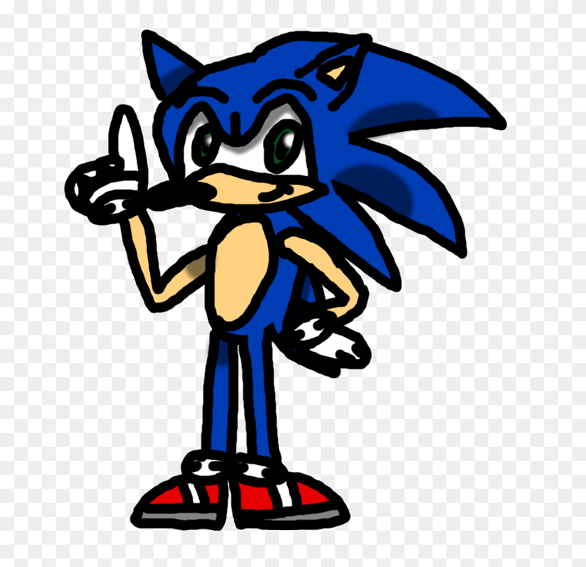 688x752 Sonic The Hedgehog - Sonic The Hedgehog Clipart