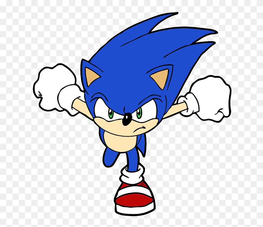 650x667 Sonic The Hedgehog Clipart Clipart De Dibujos Animados - Dar Gracias Clipart