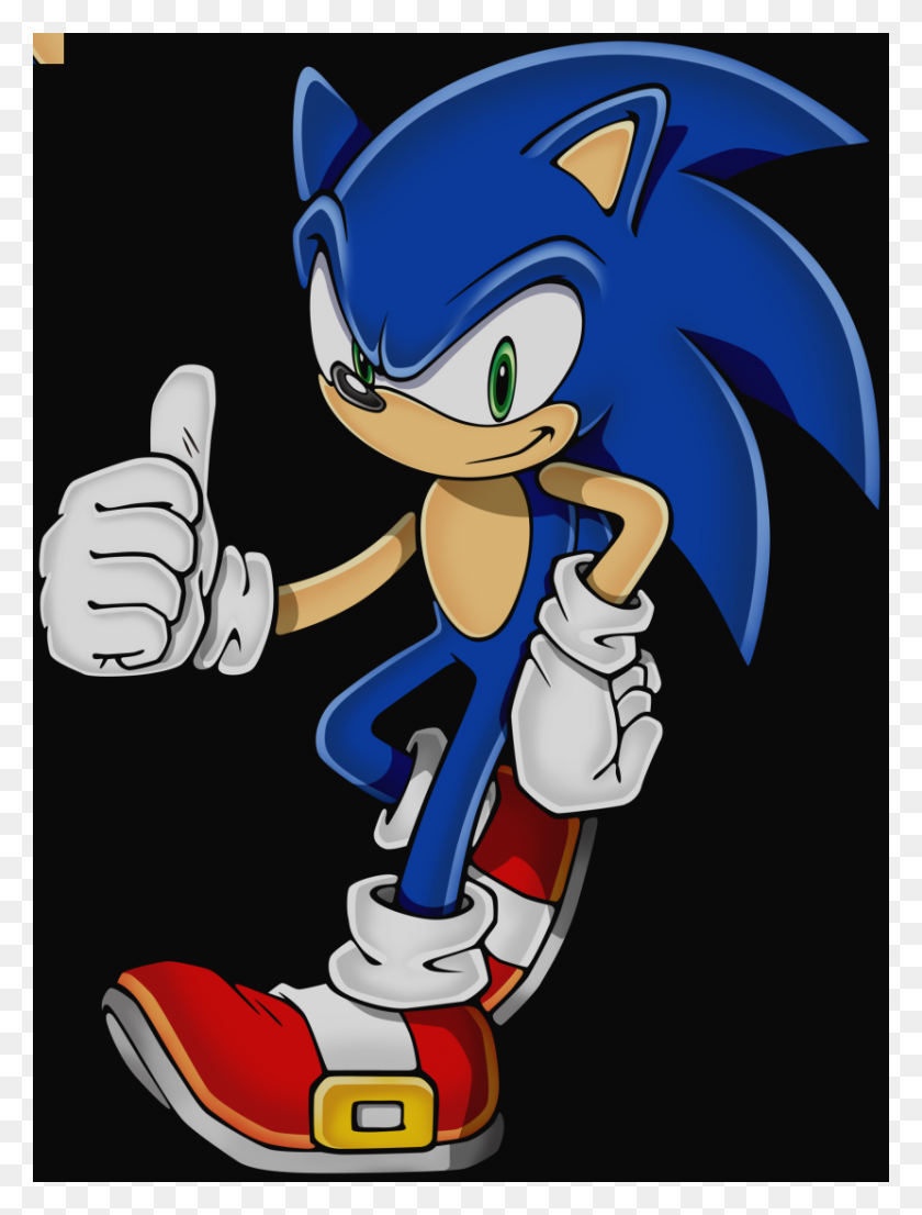 830x1114 Sonic The Hedgehog Clipart - Sonic Clipart