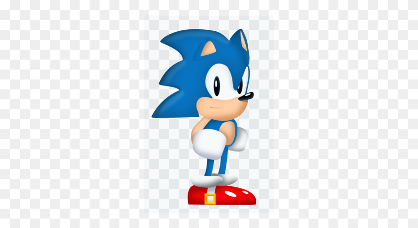 260x399 Sonic The Hedgehog Clipart - Sonic The Hedgehog PNG