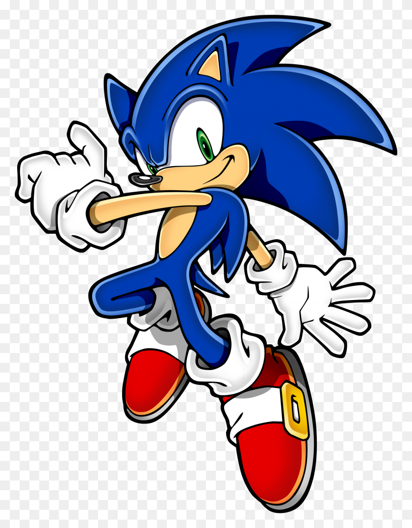 1862x2429 Sonic The Hedgehog Clipart - Hedgehog Clipart