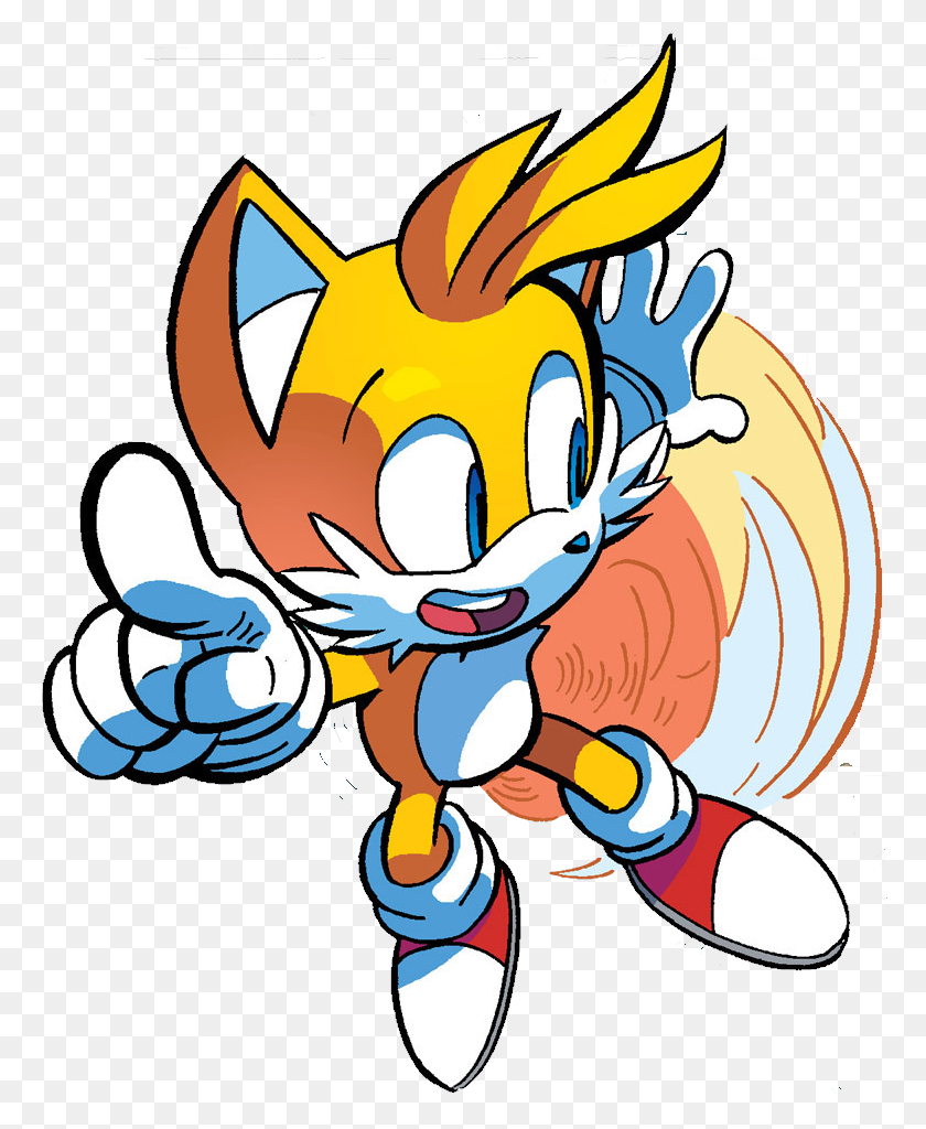 770x964 Sonic The Hedgehog Clipart Tail Sonic - Hedgehog Clipart Free