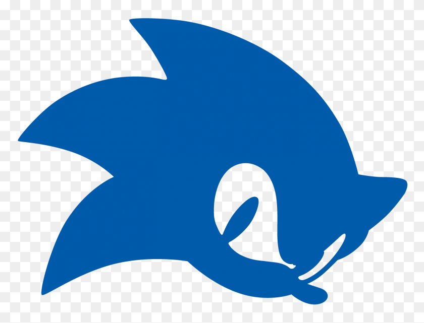1416x1056 Sonic The Hedgehog Head Logos - Sonic The Hedgehog Logo PNG
