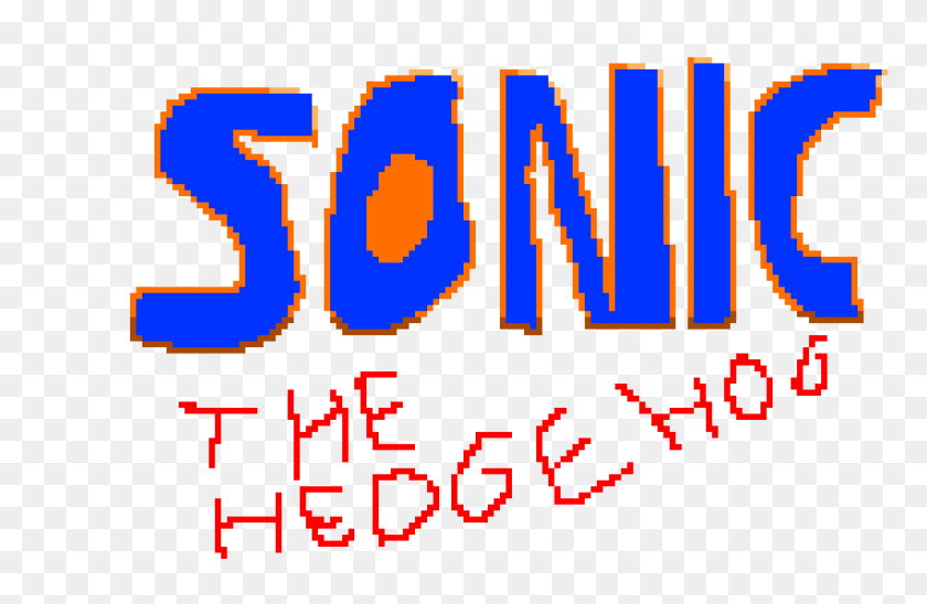 1420x890 Sonic The Hedgehog Logotipo De Pixel Art Maker - Sonic The Hedgehog Logotipo Png