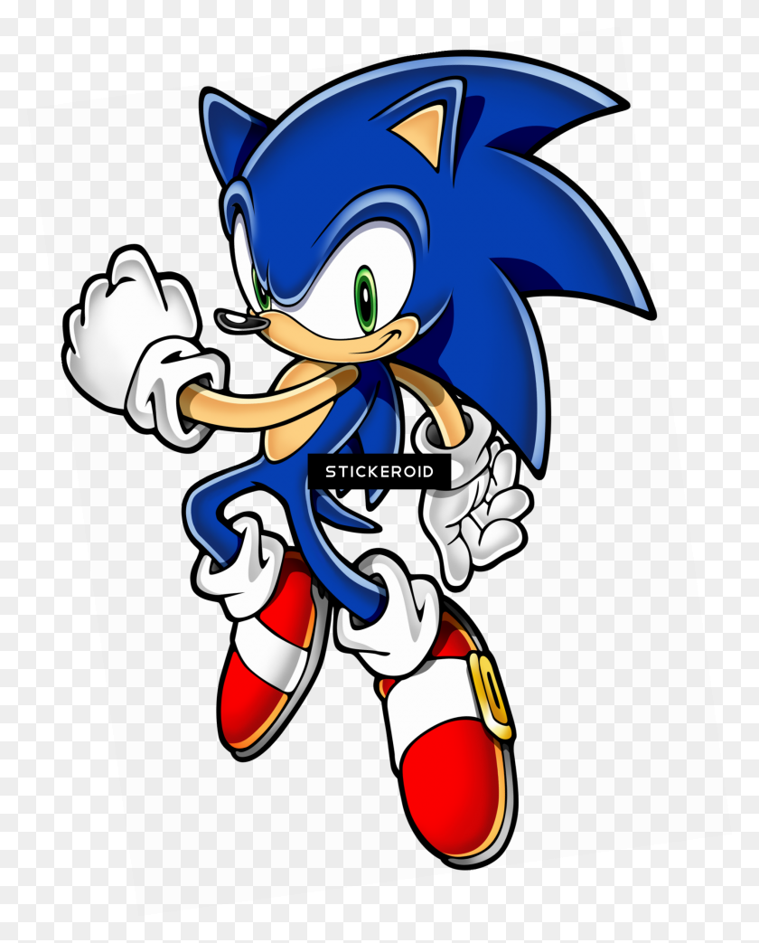 1768x2230 Sonic The Hedgehog Logo Png Clipart - Sonic The Hedgehog Clipart