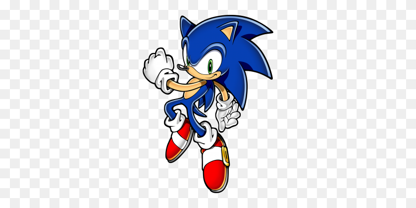 264x360 Sonic The Hedgehog Png Clipart - Hedgehog PNG