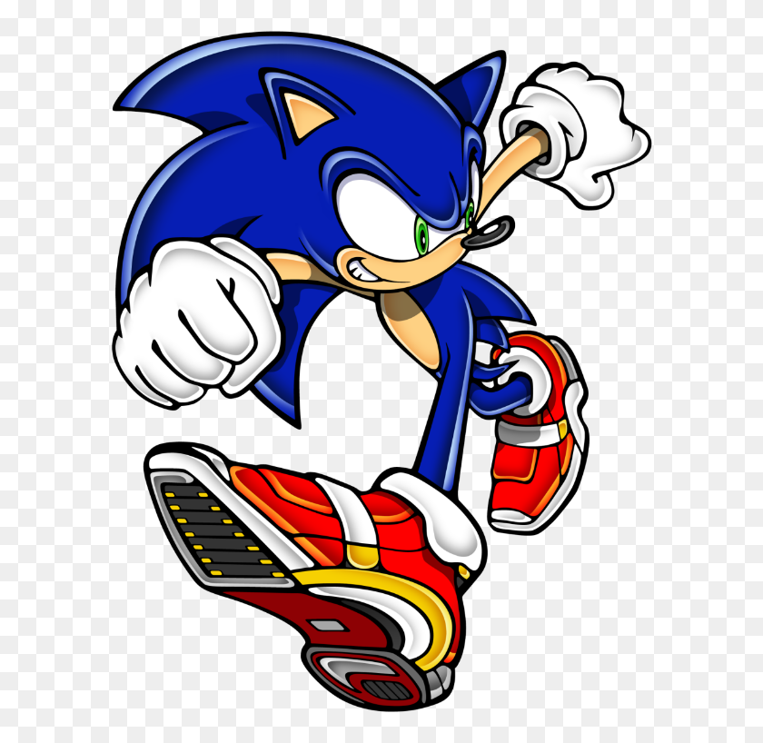 600x758 Sonic, The Most Sincere Hedgehog In The World Amr Al Aaser Medium - Sonic The Hedgehog Clipart