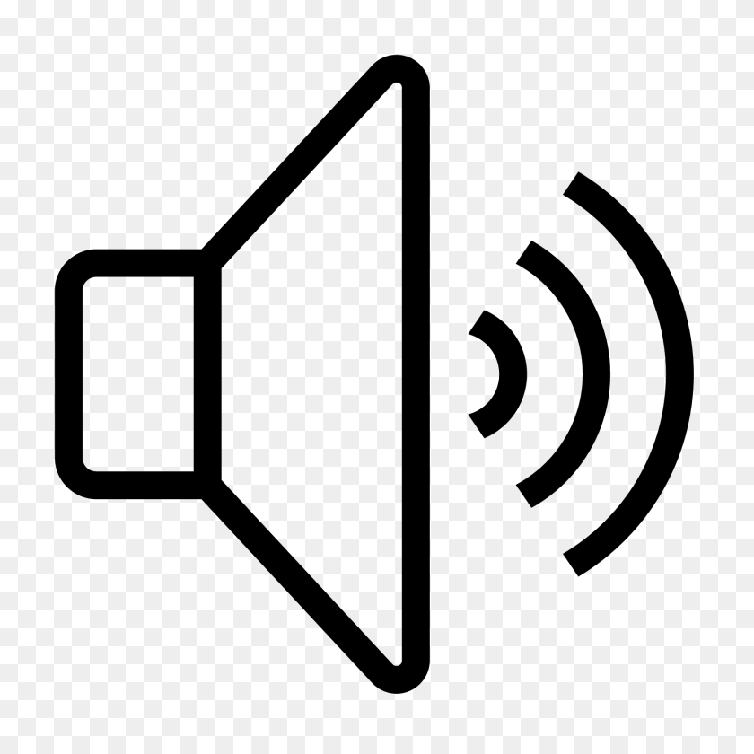 1600x1600 Sound Icon - Sound Icon PNG